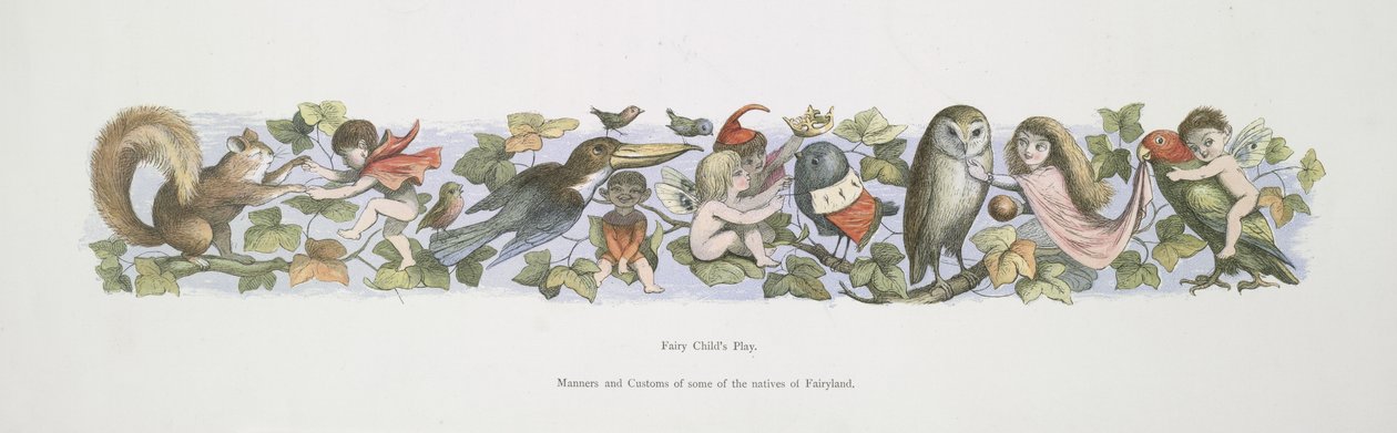 Gioco dei bambini delle fate da Richard Doyle