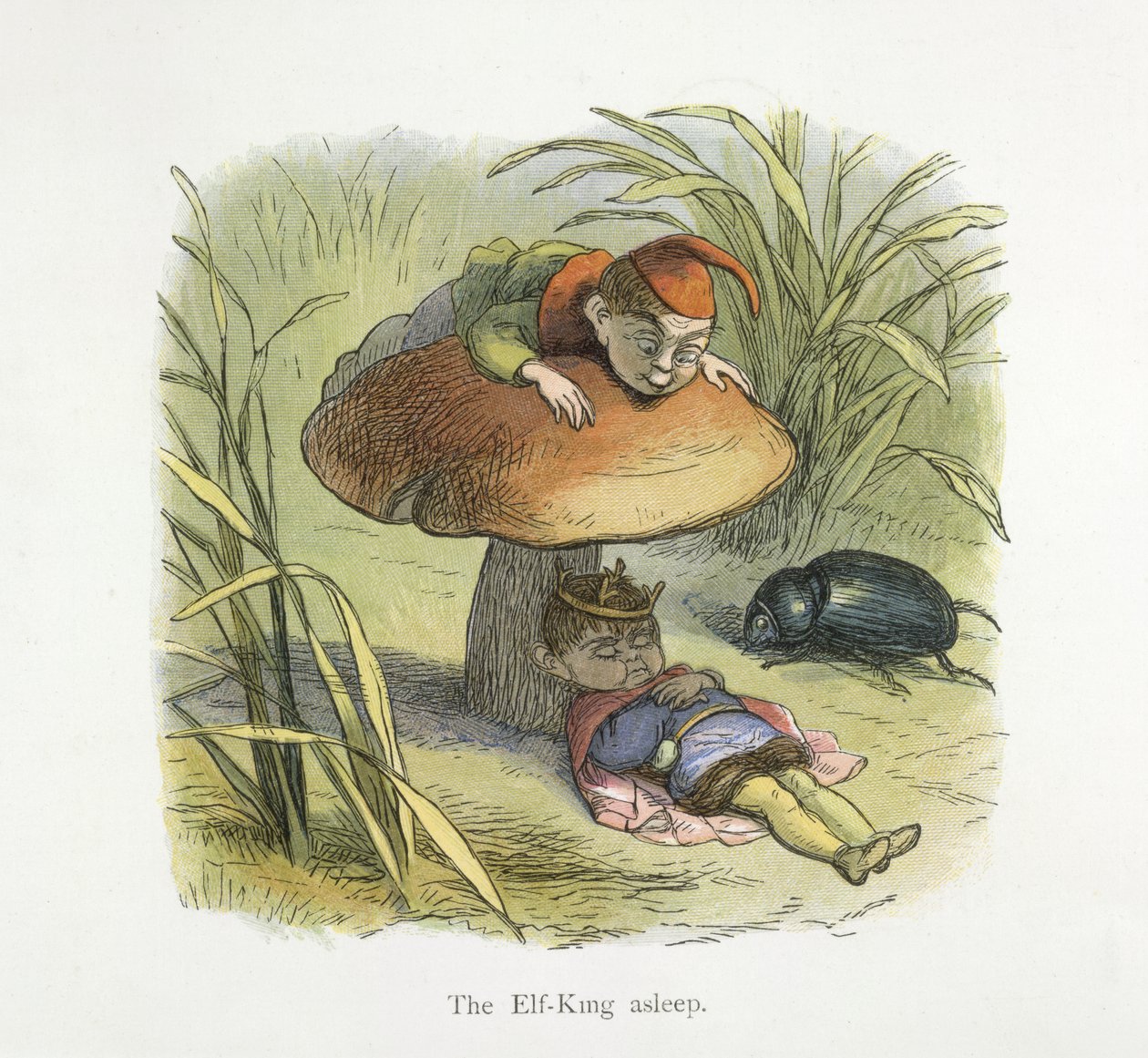 Il Re degli Elfi addormentato da Richard Doyle