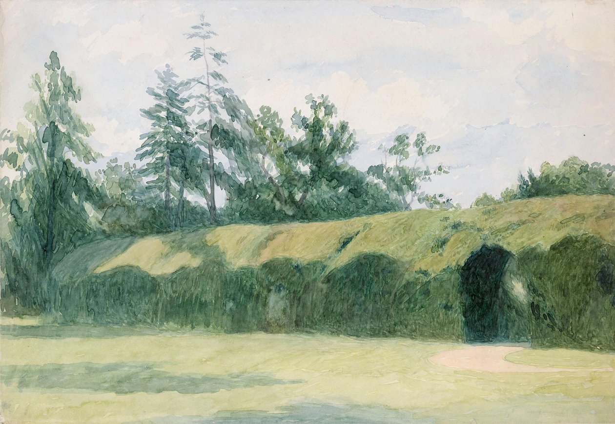 Il parterre di tassi a Headfort House, contea di Meath da Richard Doyle