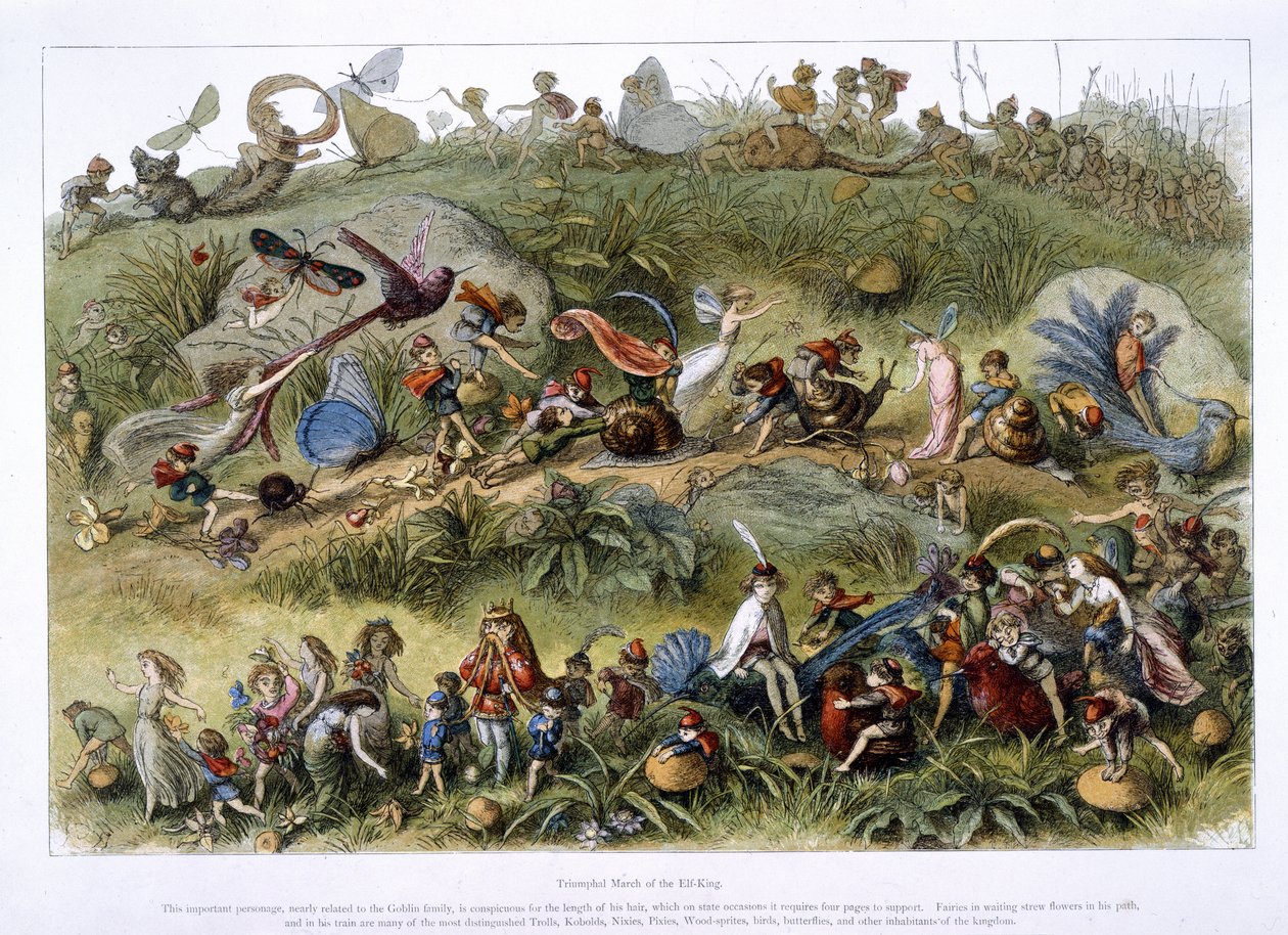 Marcia trionfale del Re degli Elfi da Richard Doyle