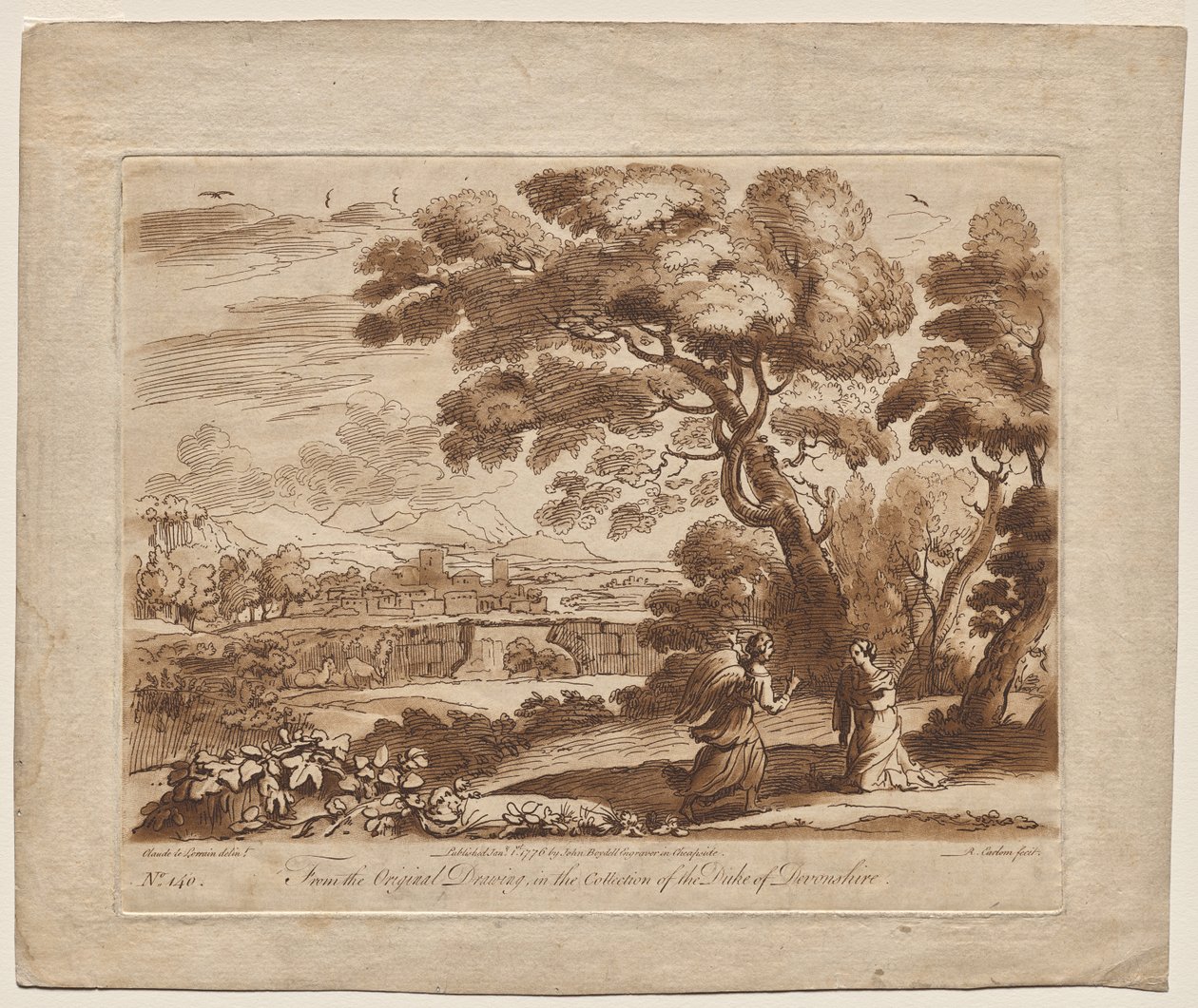 Paesaggio, Tavola No. 140 da Richard Earlom