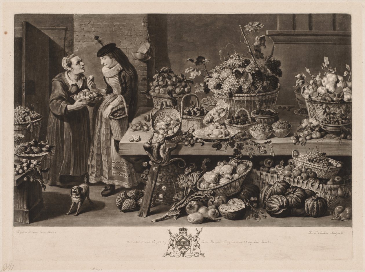 I quattro mercati: Il mercato della frutta da Richard Earlom