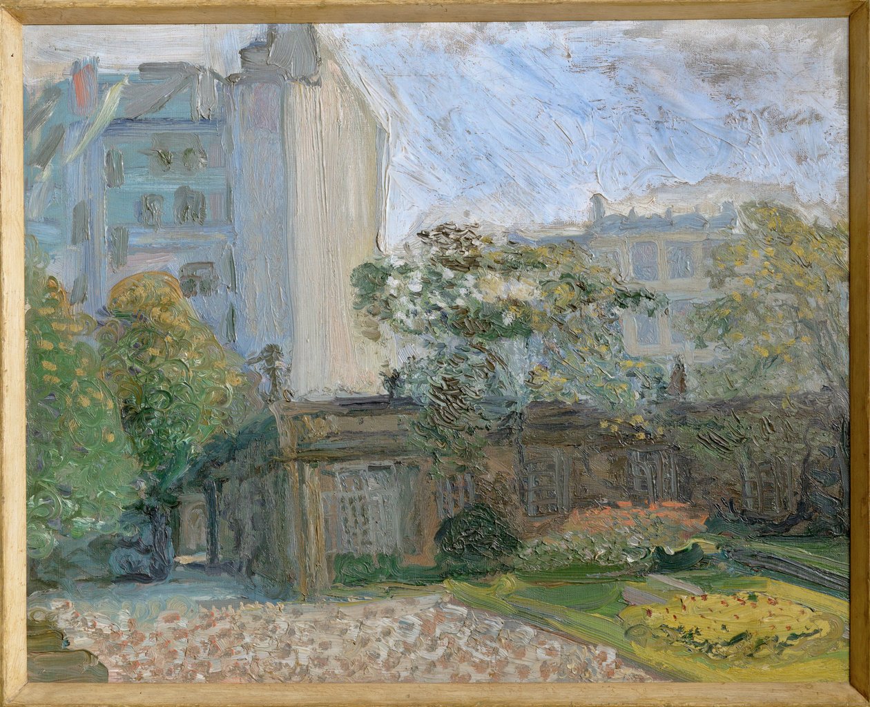 Giardino del Palazzo Liechtenstein, Vienna (dipinto su tela) da Richard Gerstl