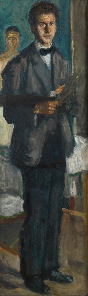 Autoritratto con una tavolozza, 1906-1907 da Richard Gerstl