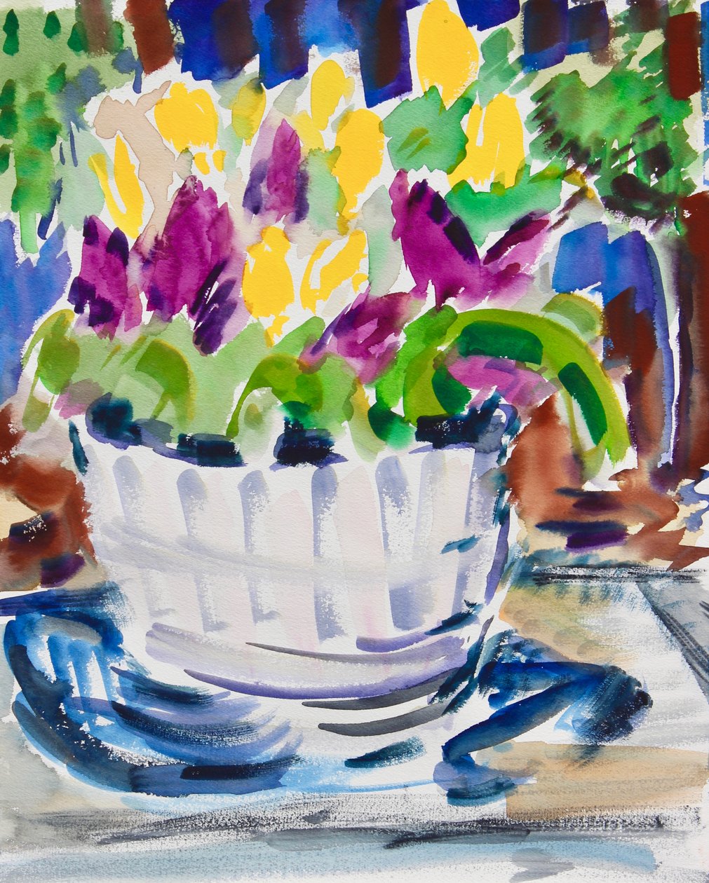 Fiori in una botte da Richard H. Fox