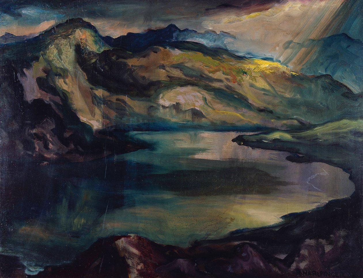 Lago di montagna da Richard Harlfinger
