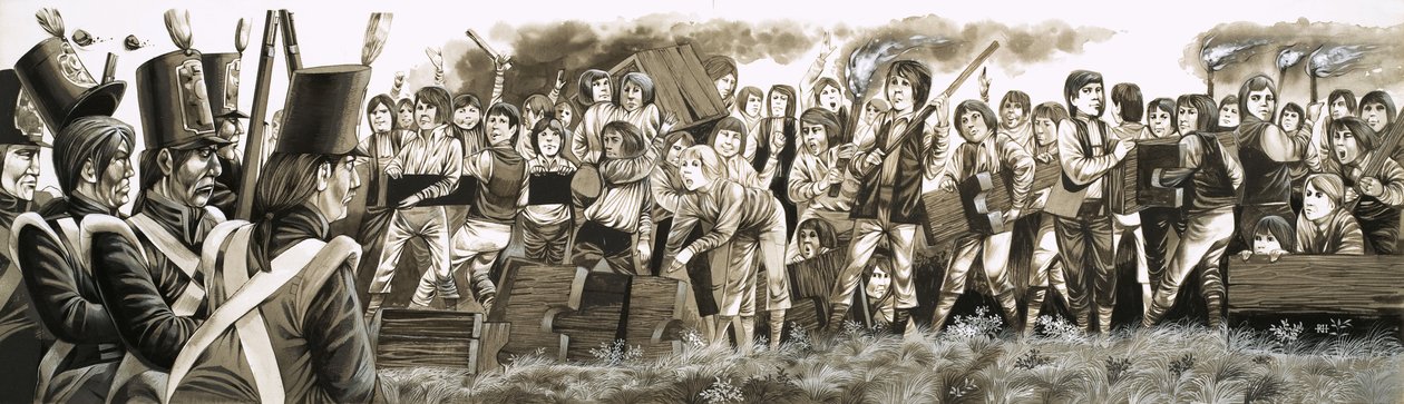 Nel 1797, le truppe furono chiamate a sedare i disordini degli scolari a Rugby da Richard Hook