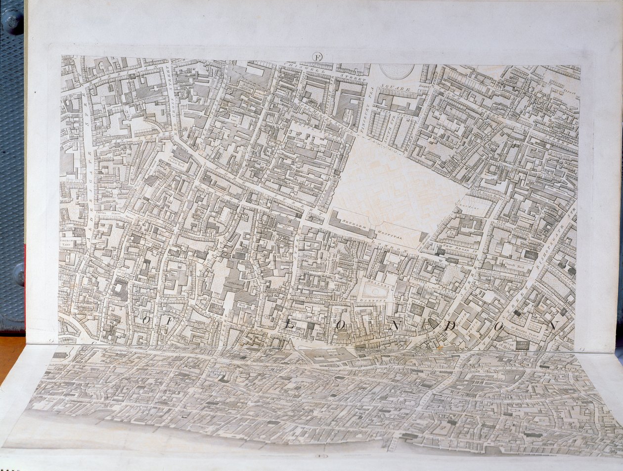 Piano della Città di Londra, pubblicato nel 1813 da Richard Horwood