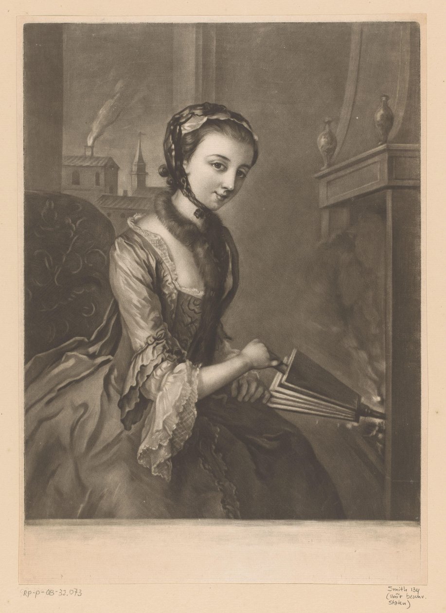 Giovane donna con un mantice da Richard Houston