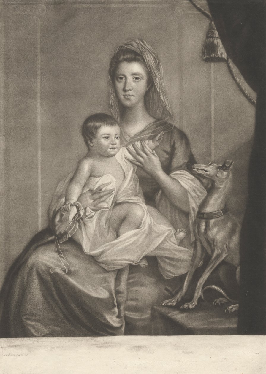 Lady Cathcart e il suo bambino da Richard Houston