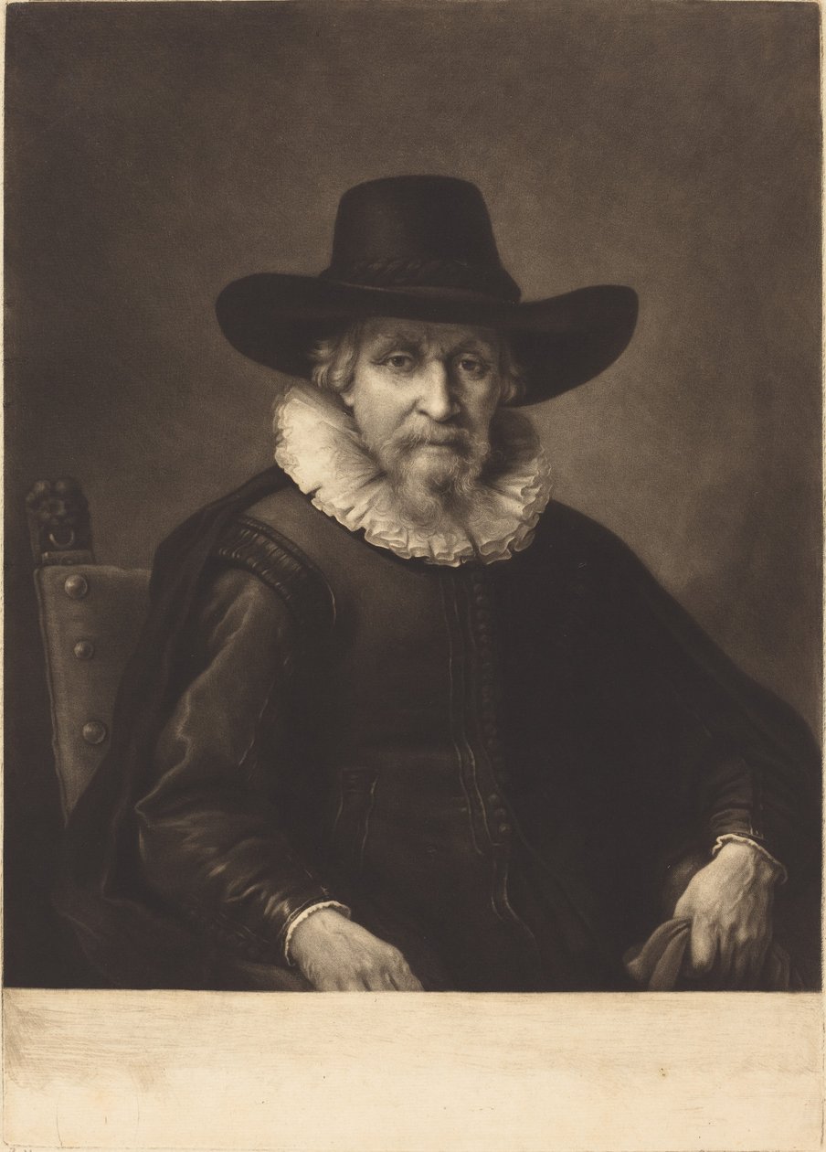 Il Borgomastro da Richard Houston after Rembrandt van Rijn