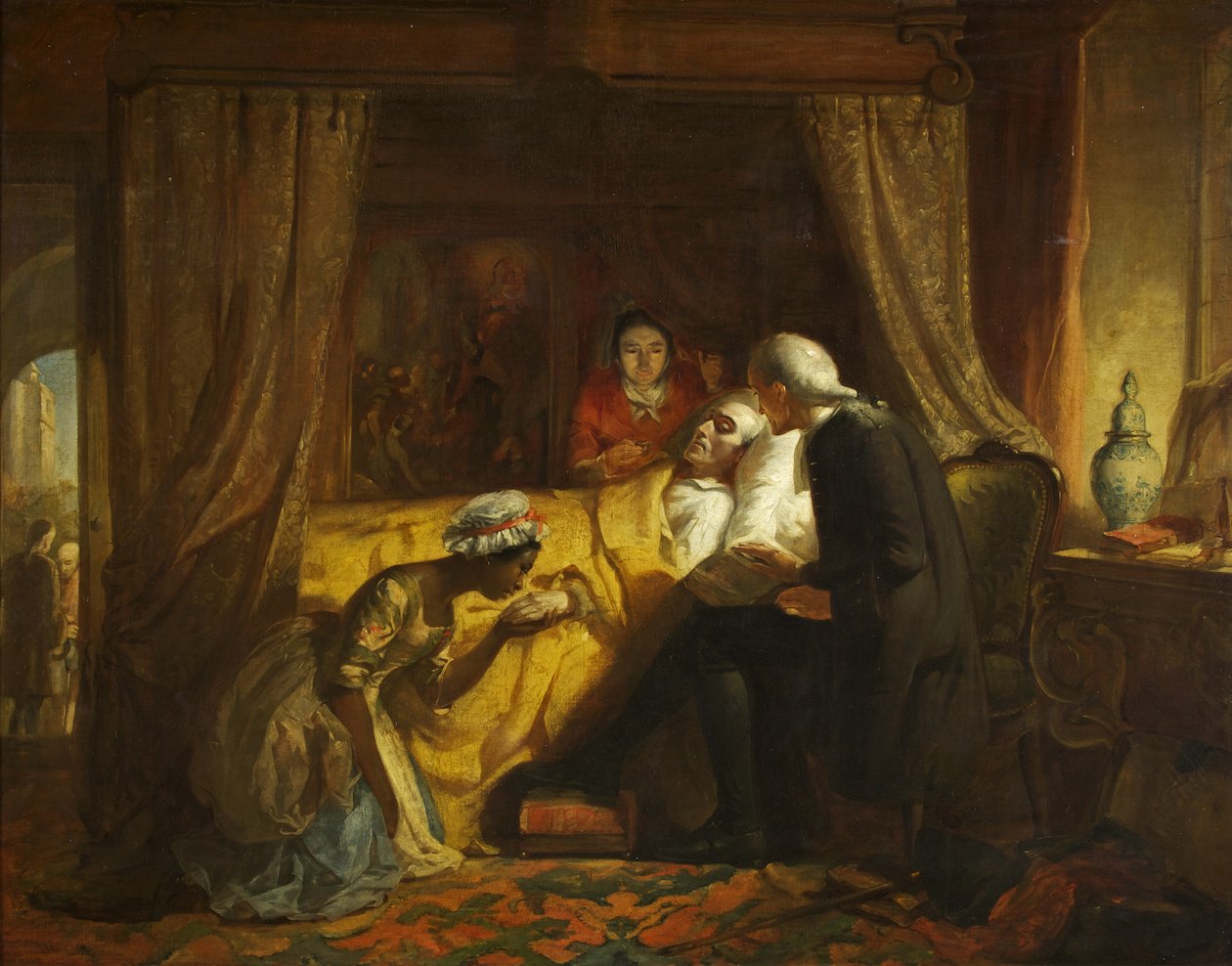 La Morte di Edward Colston, c.1844 da Richard J. Lewis
