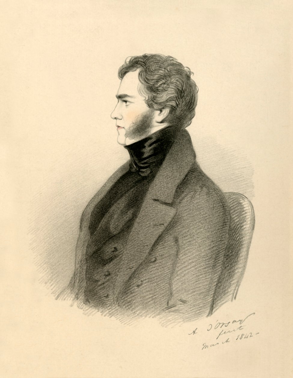 Ammiraglio Rous, 1842 da Richard James Lane