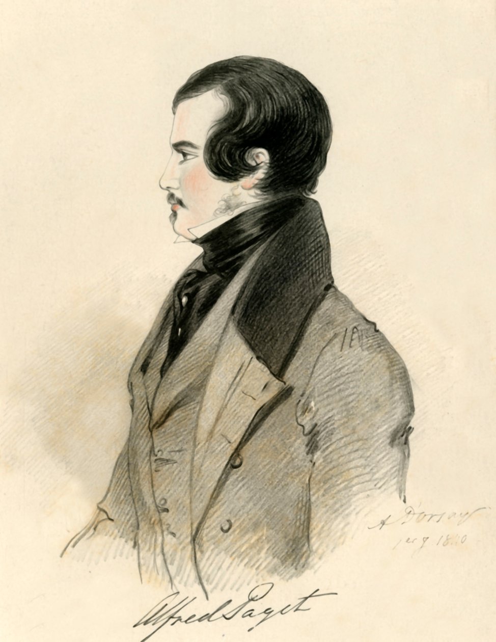 Alfred Paget, 1840 da Richard James Lane