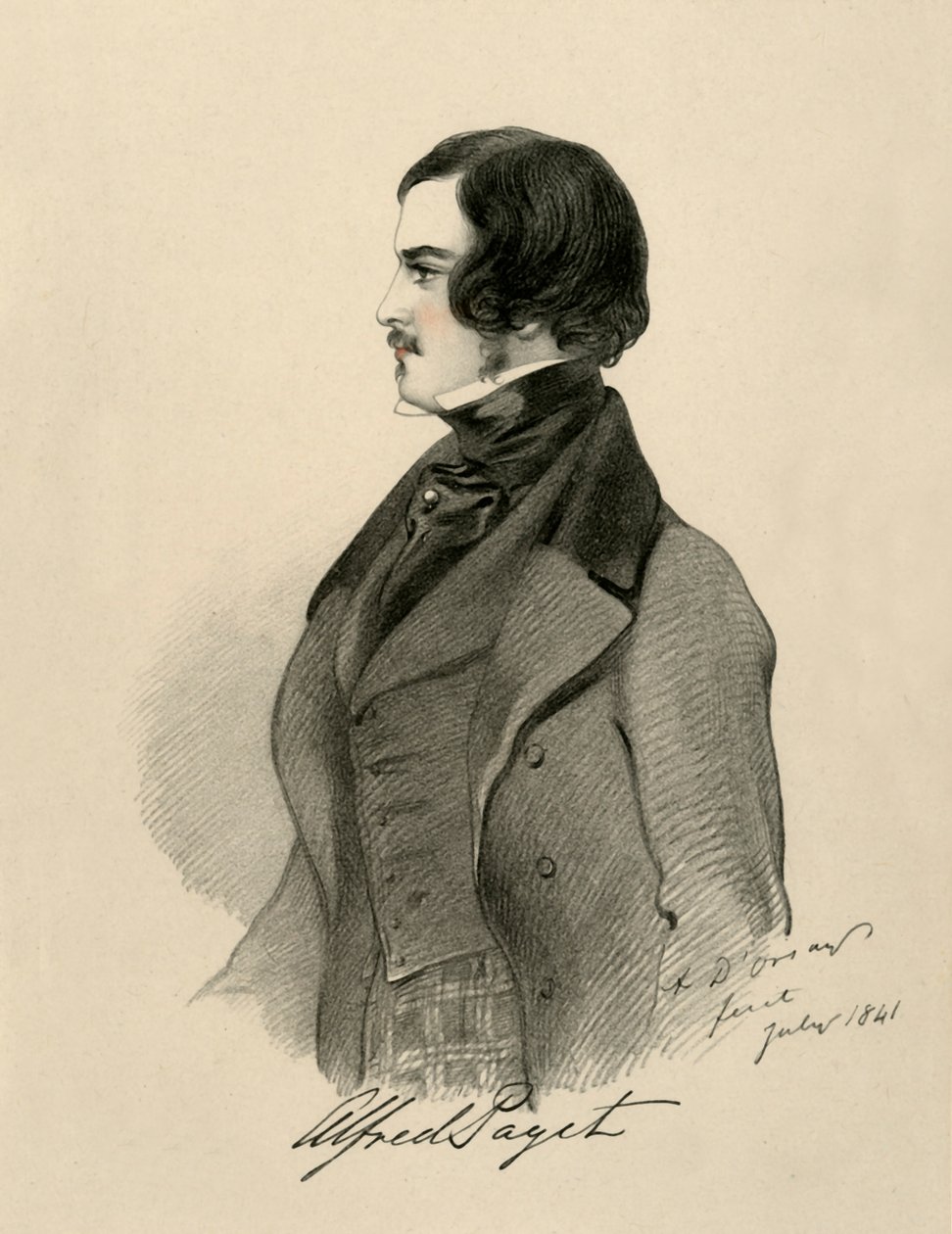 Alfred Paget, 1841 da Richard James Lane