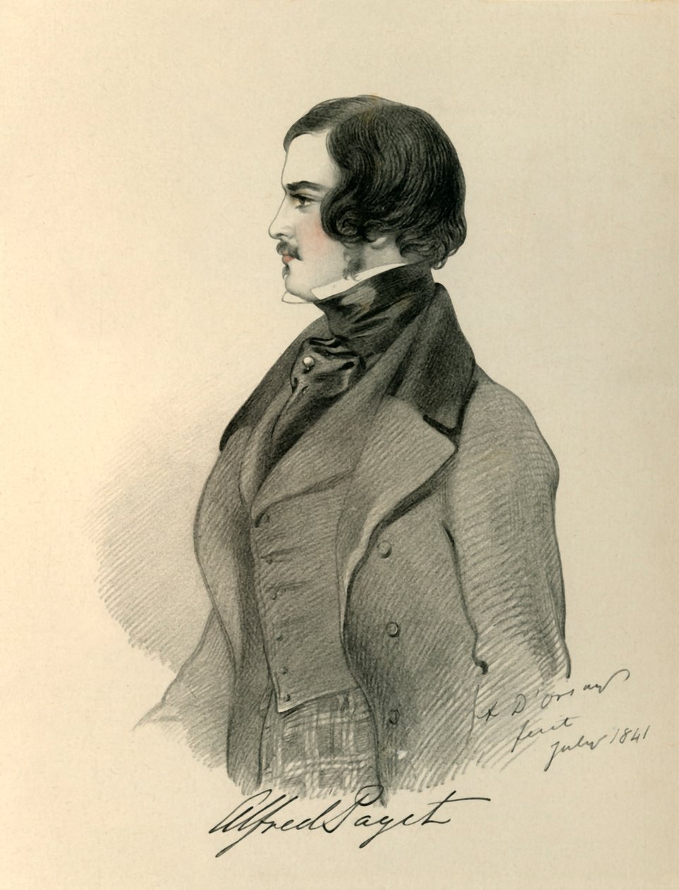 Alfred Paget, 1841 da Richard James Lane