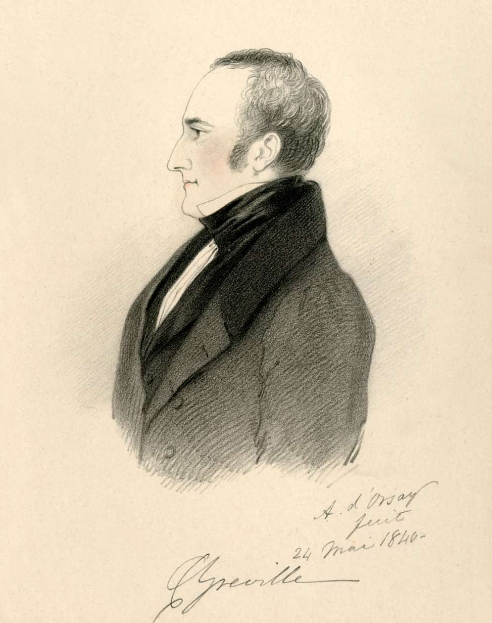 Charles Greville, 1840 da Richard James Lane