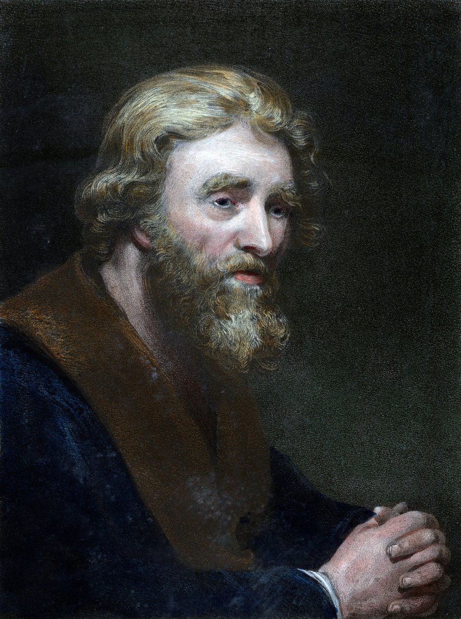 Ritratto di un uomo con la barba, XIX secolo da Richard James Lane