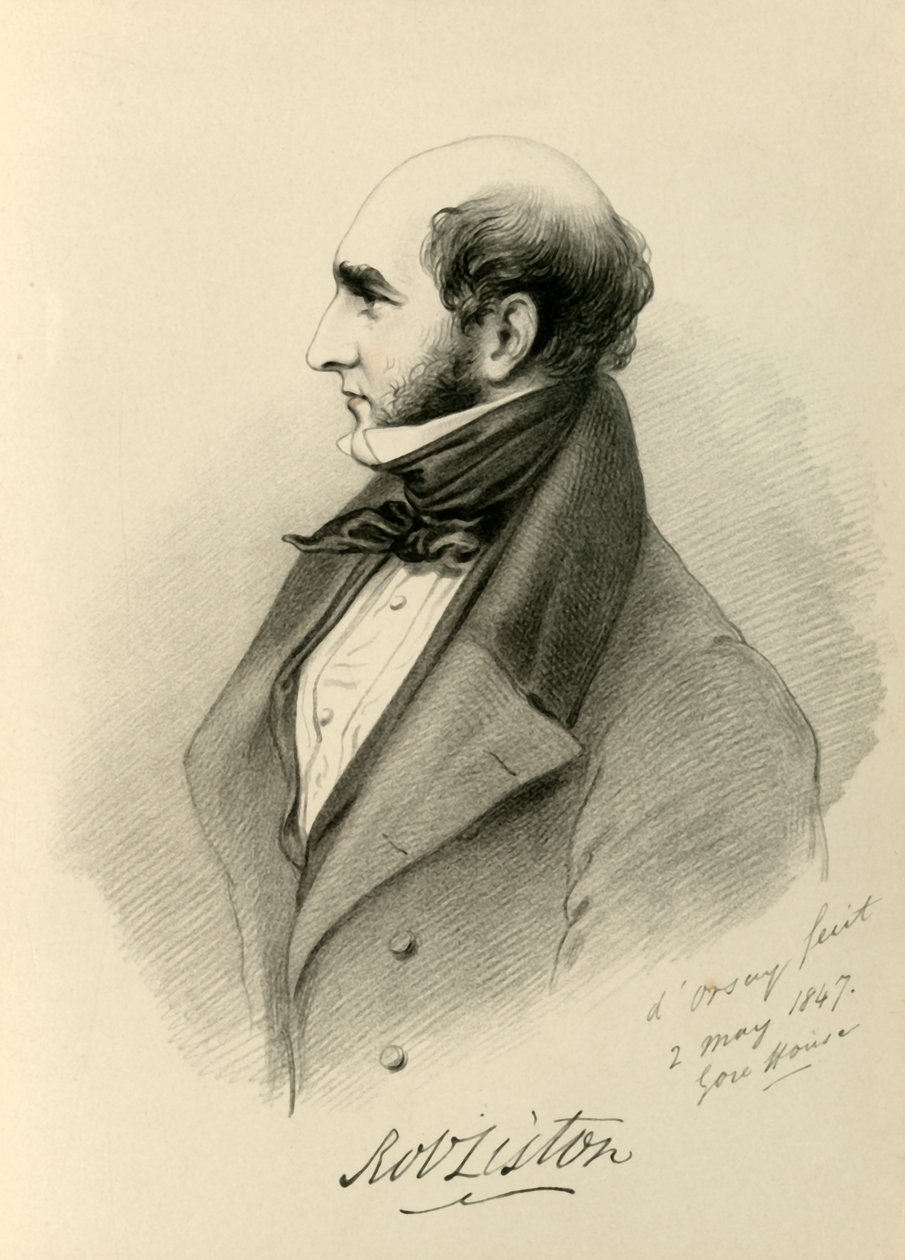 Robert Liston, 1847 da Richard James Lane