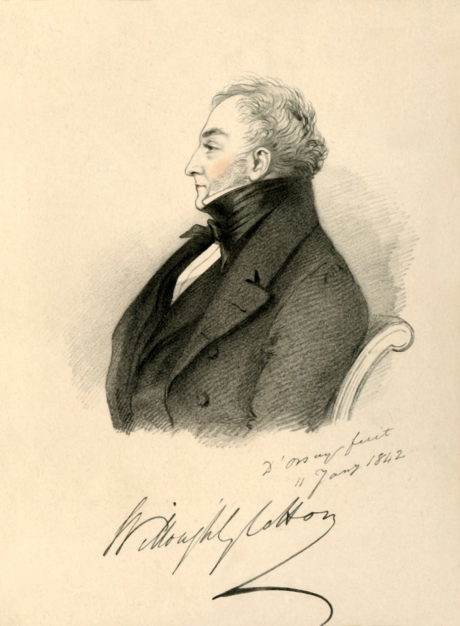 Sir Willoughby Cotton, 1842 da Richard James Lane