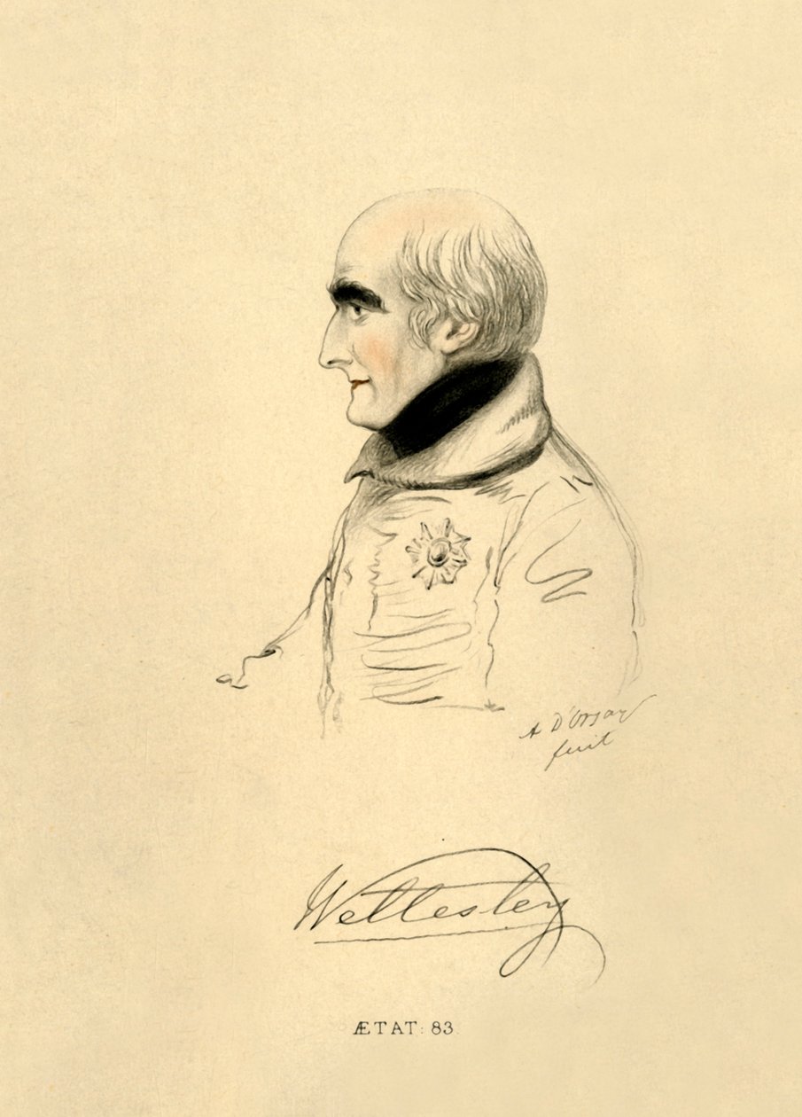 Il Marchese di Wellesley, 1833 da Richard James Lane