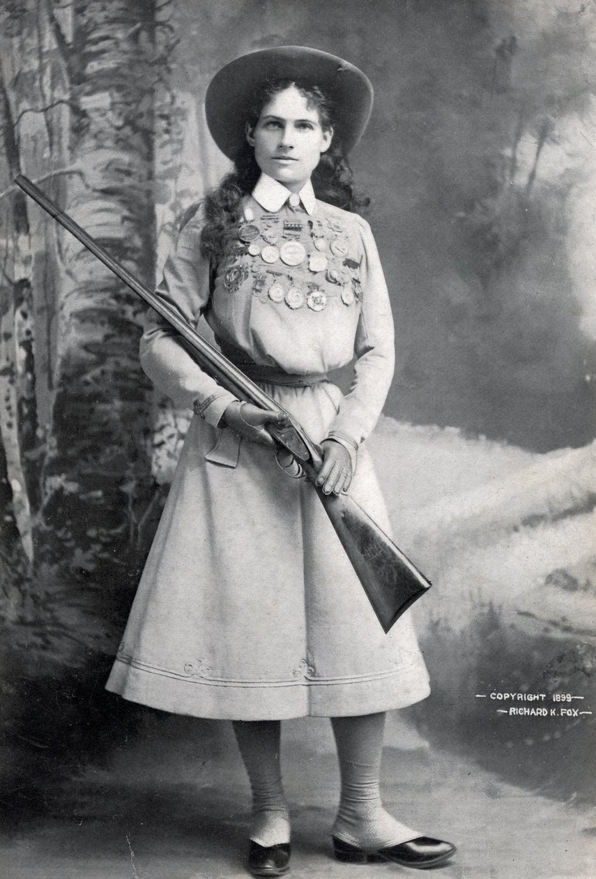 Annie Oakley, pub. c. 1899 da Richard Kyle Fox