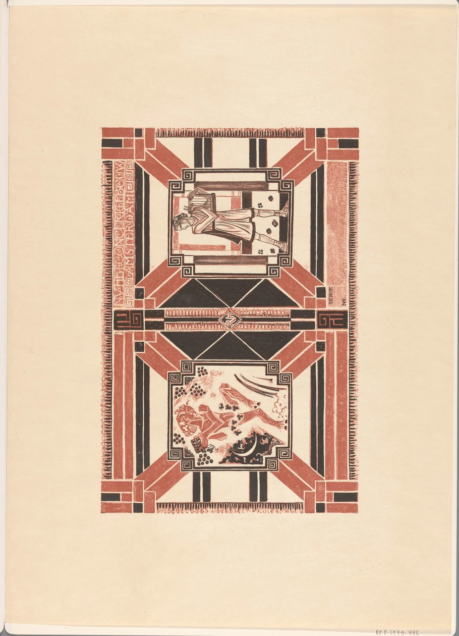 Progetto di copertina per: Programma del Concertgebouw Amsterdam da Richard Nicolaüs Roland Holst