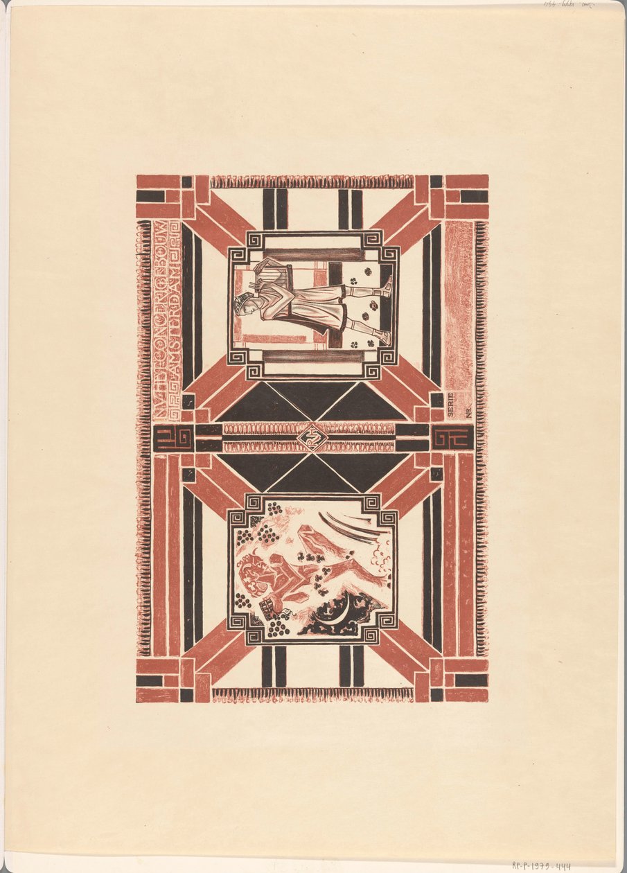 Progetto di copertina per: Programma del Concertgebouw Amsterdam da Richard Nicolaüs Roland Holst