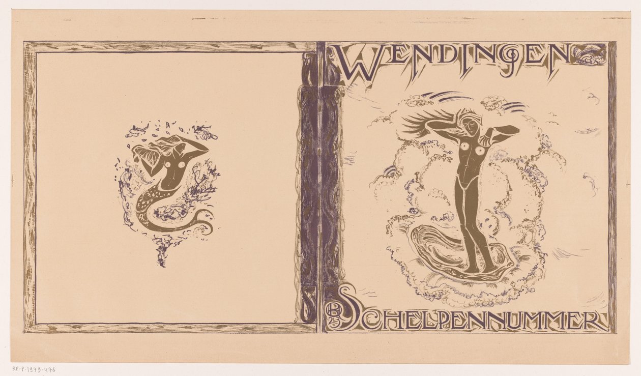 Copertina per: Wendingen, Numero delle conchiglie, 1923 da Richard Nicolaüs Roland Holst