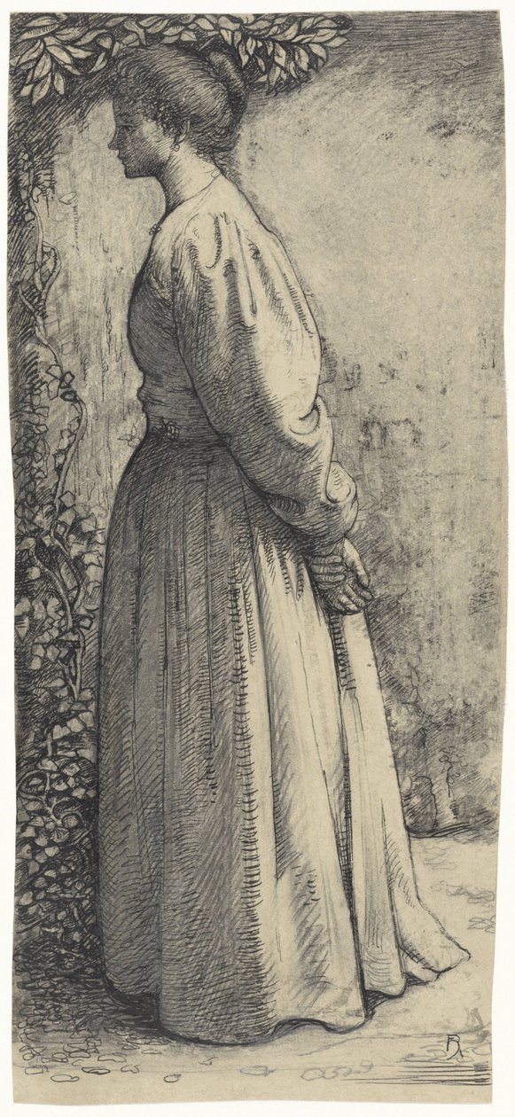 Donna in piedi, di lato da Richard Nicolaüs Roland Holst