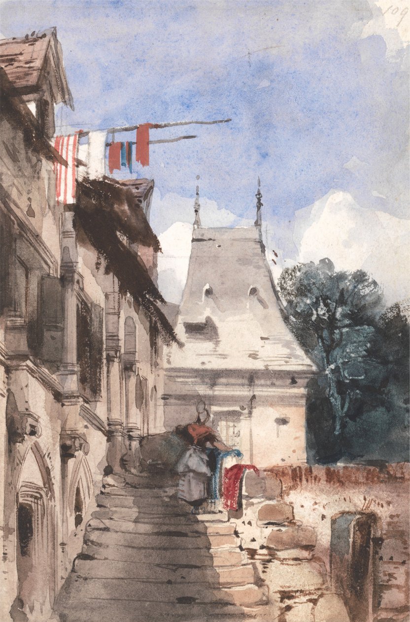 Abbazia di St-Amand, Rouen da Richard Parkes Bonington