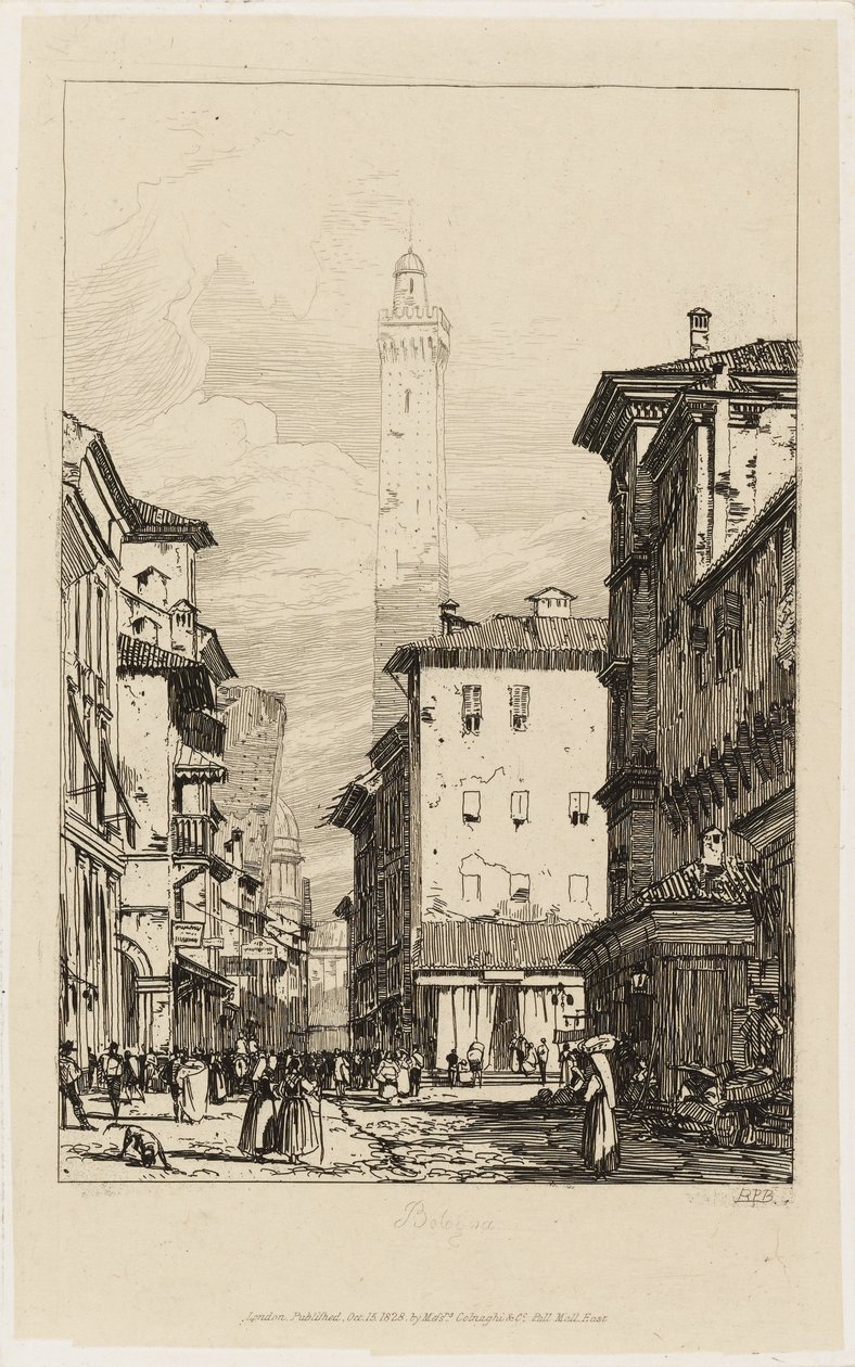 Bologna da Richard Parkes Bonington
