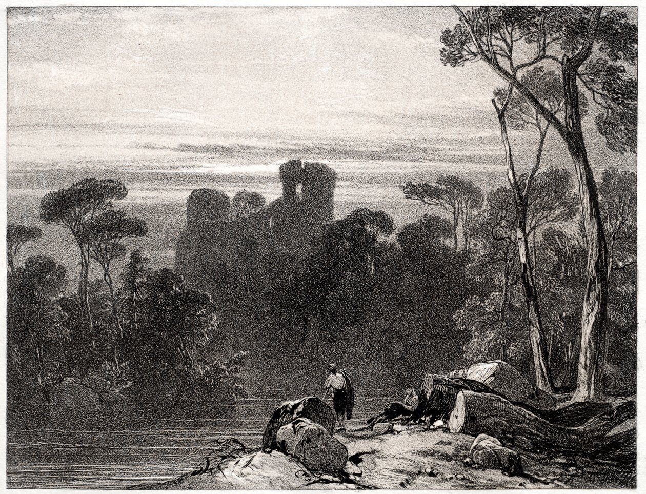 Castello di Bothwell da Richard Parkes Bonington