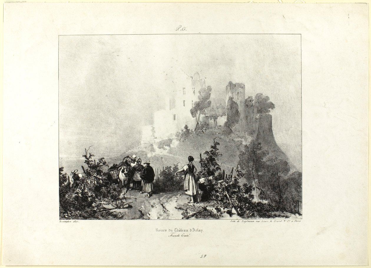 Castello di Arlay da Richard Parkes Bonington