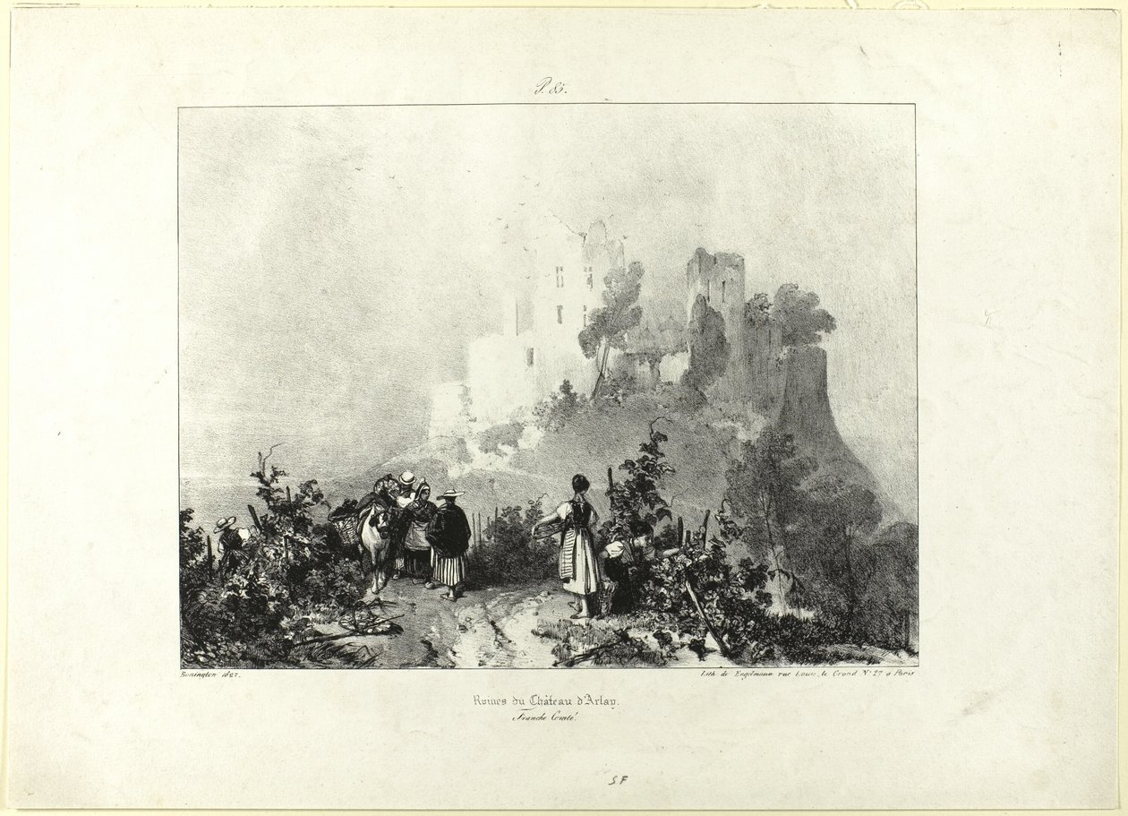 Castello di Arlay da Richard Parkes Bonington