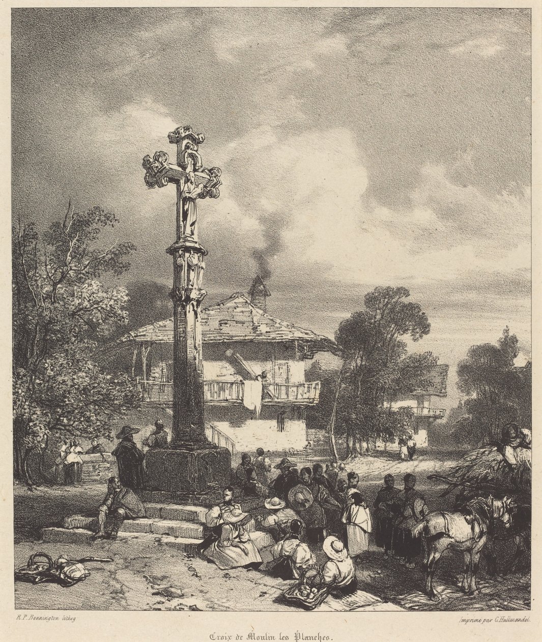 Croix de Moulin-les-Planches da Richard Parkes Bonington