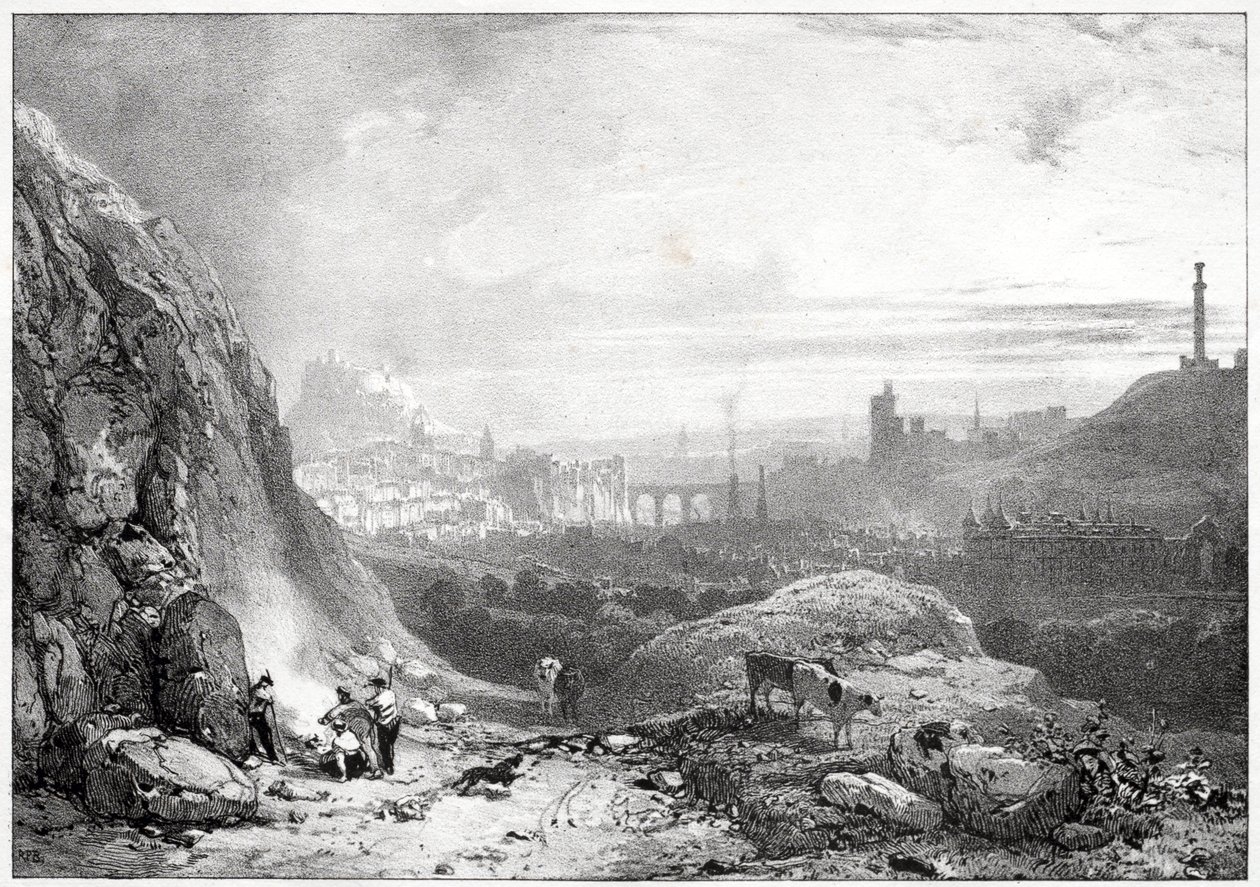 Edimburgo dalla cappella di Sant