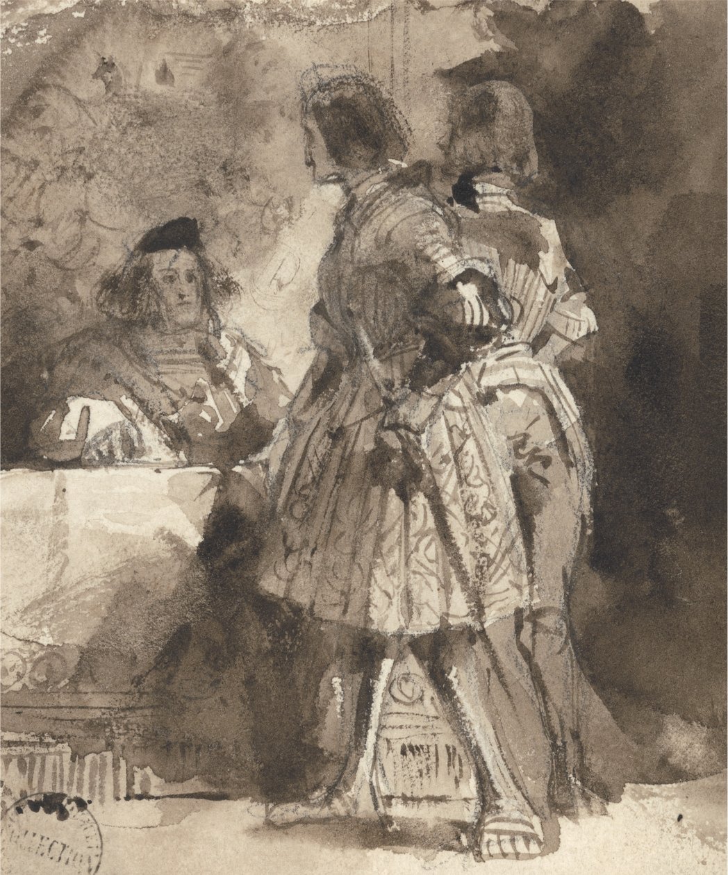 Goetz von Berlichingen davanti al Magistrato Imperiale da Richard Parkes Bonington
