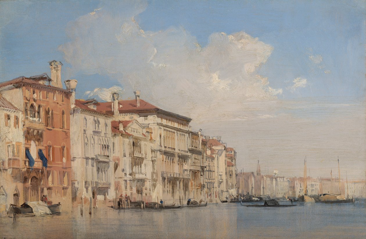 Canale Grande, Venezia da Richard Parkes Bonington