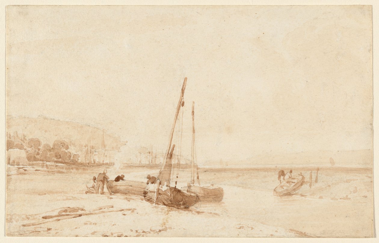 Honfleur da Richard Parkes Bonington