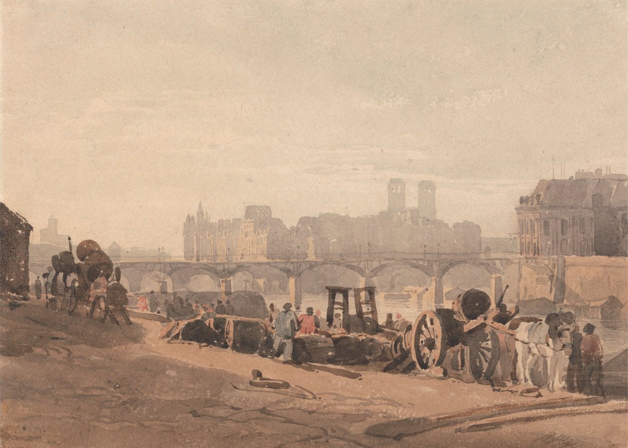 Ile de la Cité da Richard Parkes Bonington