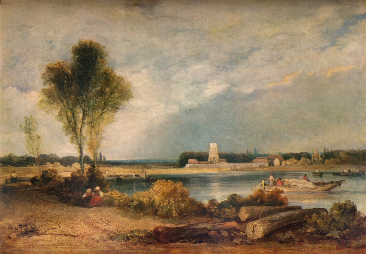 Paesaggio in Normandia, XIX secolo da Richard Parkes Bonington