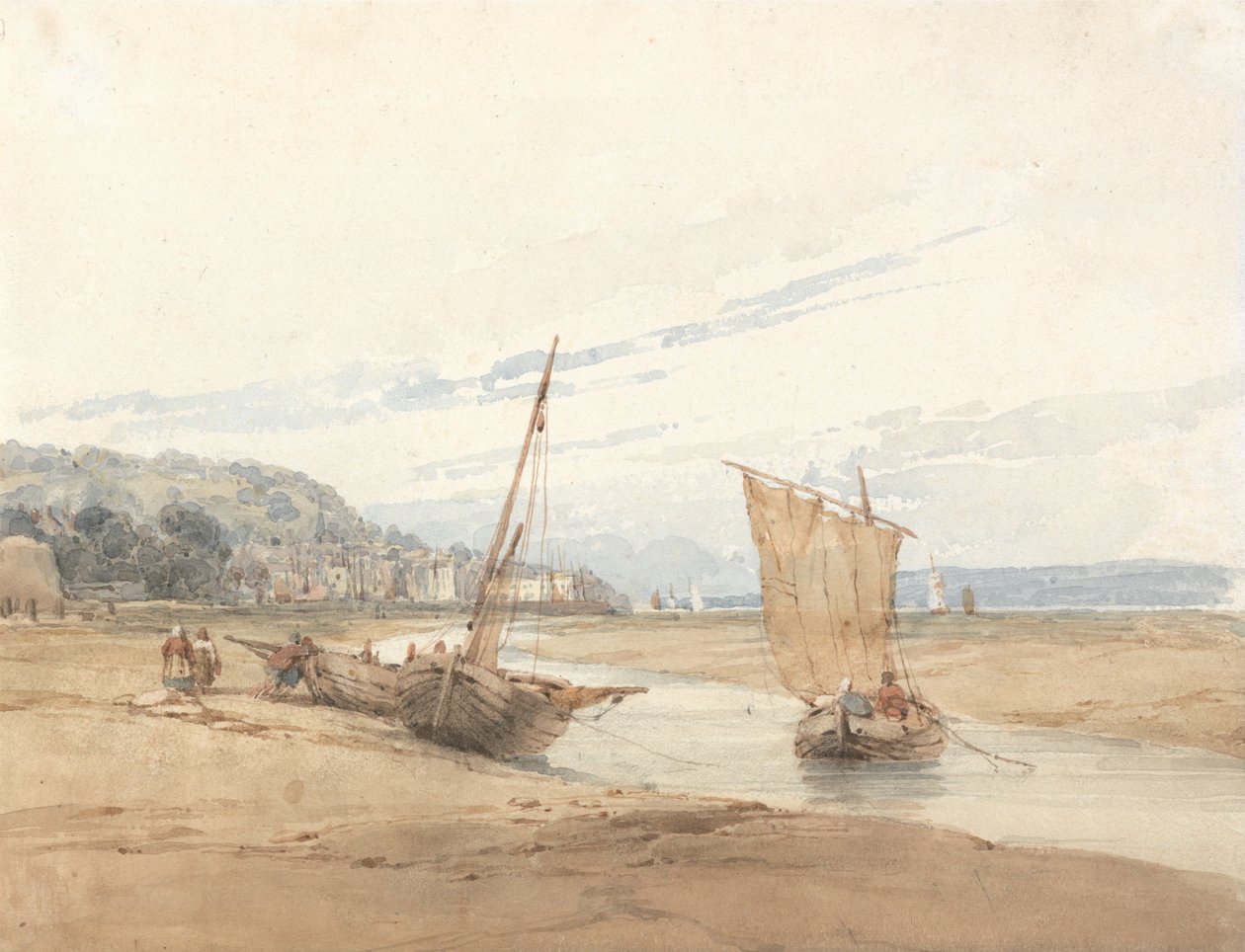 Presso Honfleur da Richard Parkes Bonington