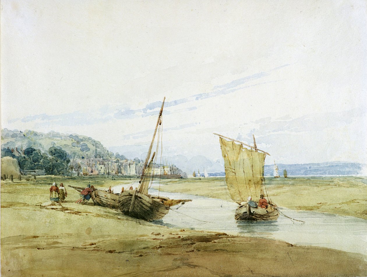 Vicino a Honfleur, c.1822 da Richard Parkes Bonington