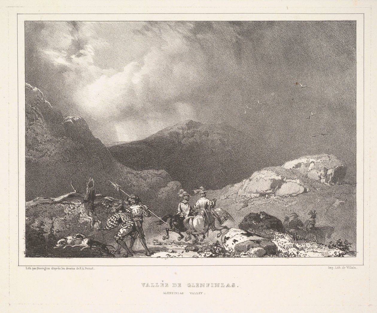 Vallée de Glenfinlas Glenfinlas Valley da Richard Parkes Bonington