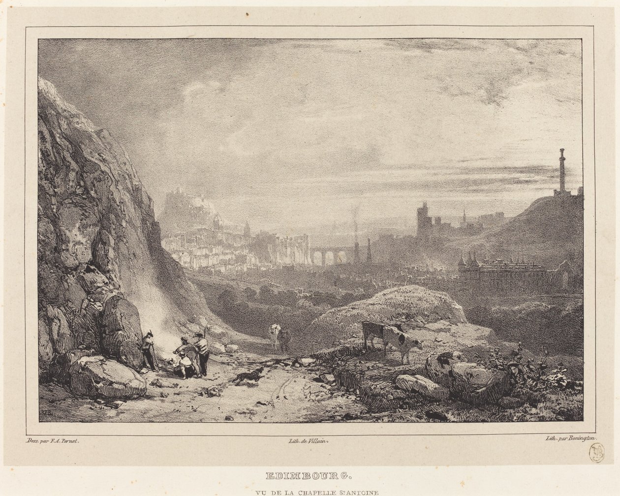 Edimburgo visto dalla Cappella di Sant
