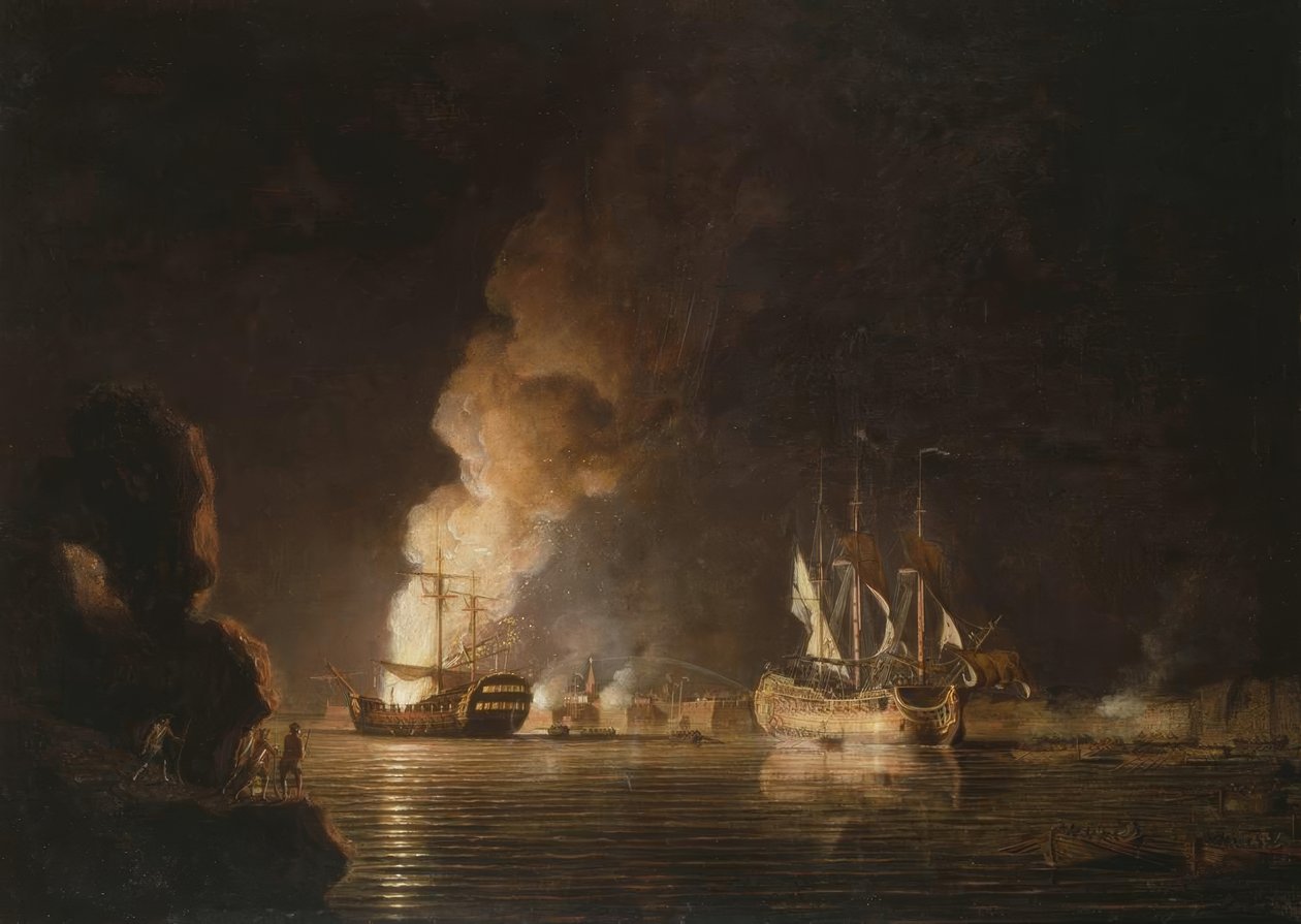 Conquista di Louisbourg 1758 | Richard Paton