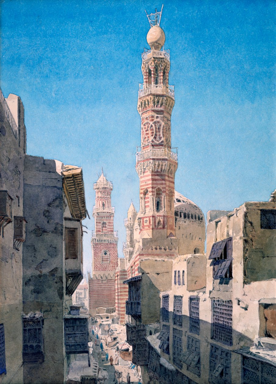 Souk al Nahhassin, Il Cairo, 1866 da Richard Phene Spiers