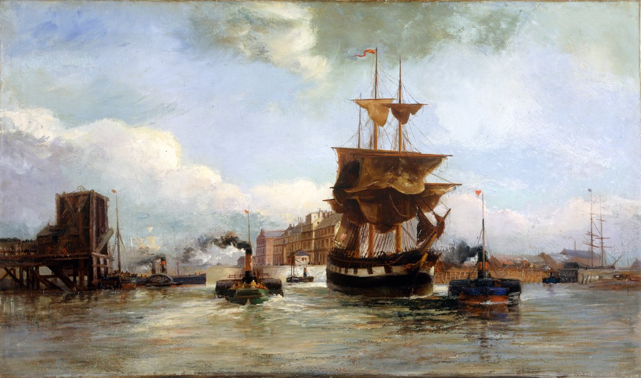Partenza dal West Bute Dock, Cardiff, 1861-1916 da Richard Short