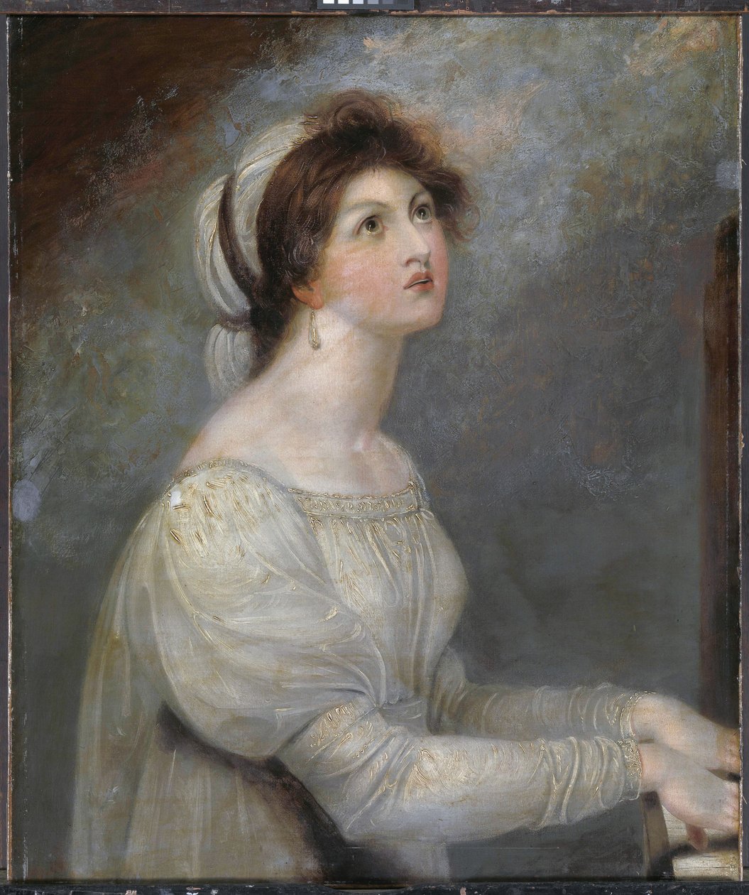 Lady Hamilton come Santa Cecilia da Richard Westall